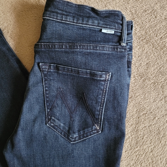 Mother The Mid Rise Dazzler Ankle Disco Dolls size 27 - Picture 3 of 16